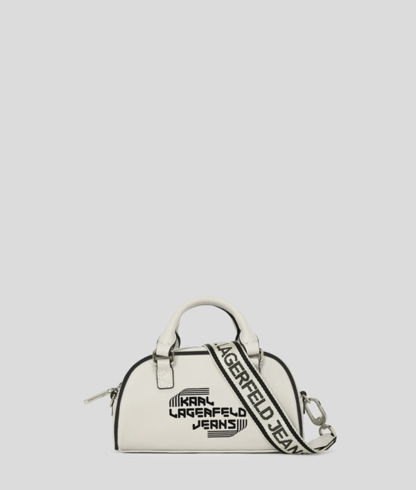 Karl Lagerfeld, Sac Bandoulière Polochon, Femme, Blanc Cassé, Taille: X00
