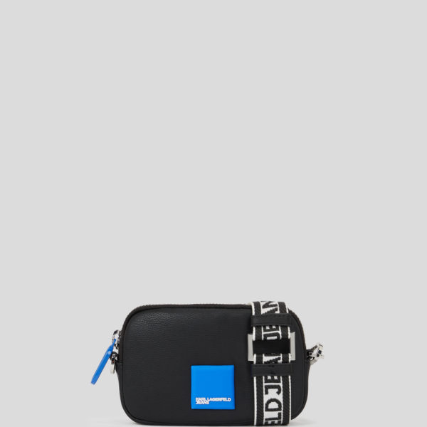 Karl Lagerfeld, Mini Sac Bandoulière Avec Logo Klj Encadré, Femme, Noir, Taille: X00