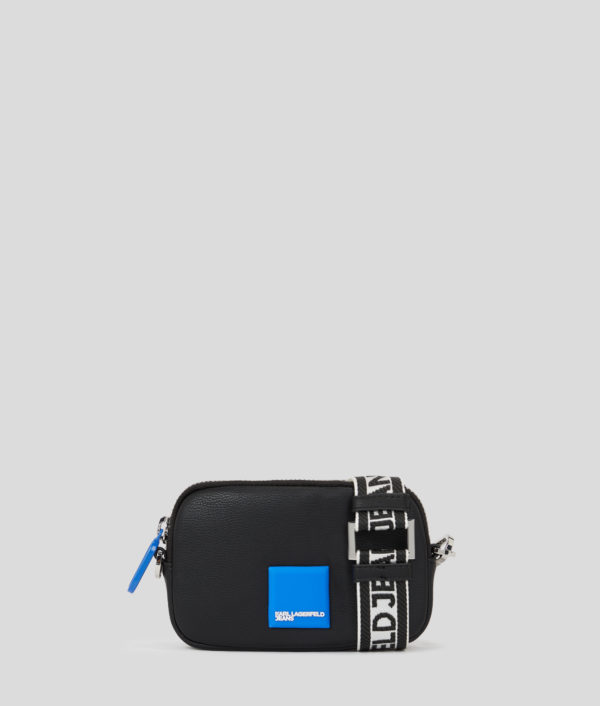 Karl Lagerfeld, Mini Sac Bandoulière Avec Logo Klj Encadré, Femme, Noir, Taille: X00