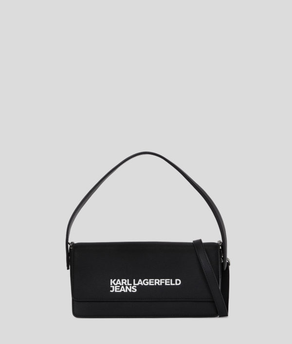Karl Lagerfeld, Sac Bandoulière Avec Logo Klj, Femme, Noir, Taille: X00