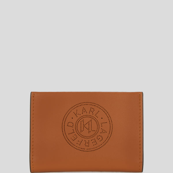Karl Lagerfeld, Porte-cartes K/circle, Femme, Tan foncé, Taille: X00