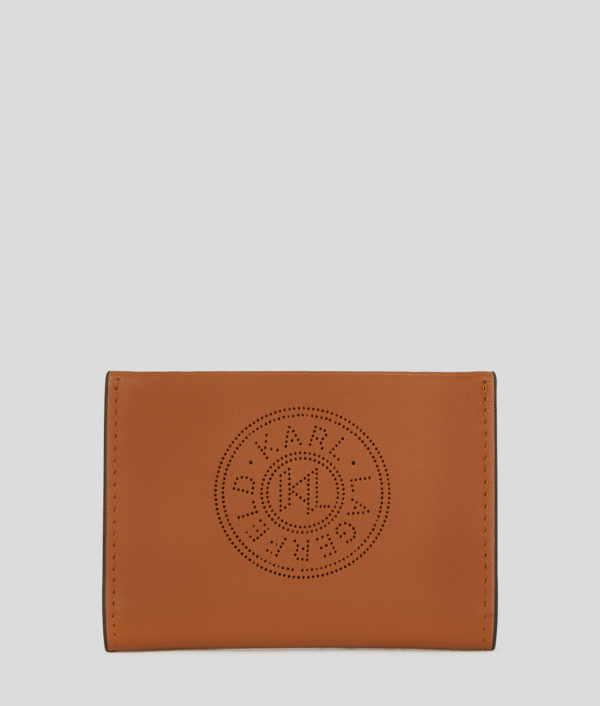 Karl Lagerfeld, Porte-cartes K/circle, Femme, Tan foncé, Taille: X00