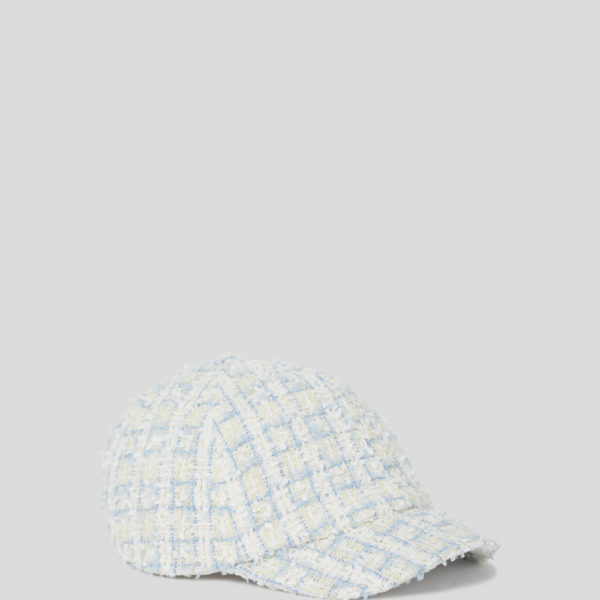 Karl Lagerfeld, Casquette En Bouclé K/signature, Femme, Boucle Kentucky Blue White, Taille: X00
