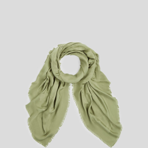 Karl Lagerfeld, Écharpe En Jacquard K/signature, Femme, Vert d'huile, Taille: X00