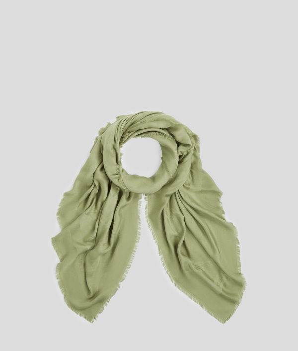 Karl Lagerfeld, Écharpe En Jacquard K/signature, Femme, Vert d'huile, Taille: X00