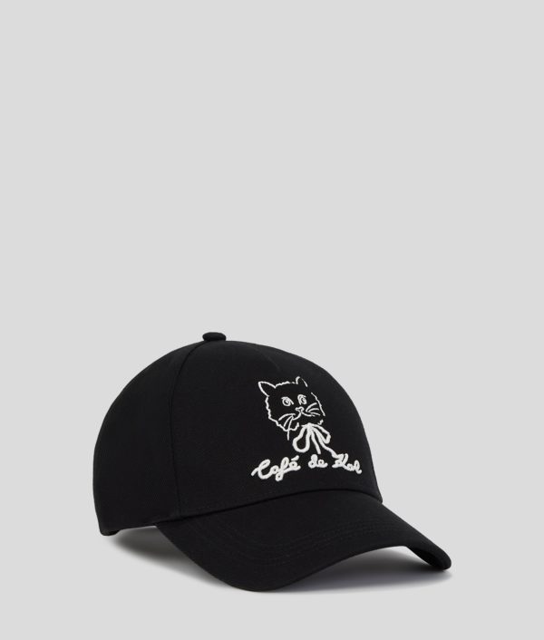 Karl Lagerfeld, Casquette Kl X Jorge Parra Choupette, Femme, Noir, Taille: X00