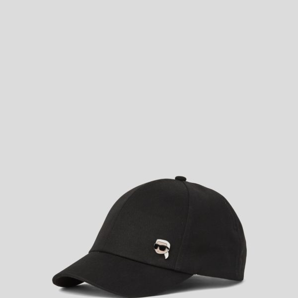 Karl Lagerfeld, Casquette Ikon Avec Pin's, Femme, Noir, Taille: X00