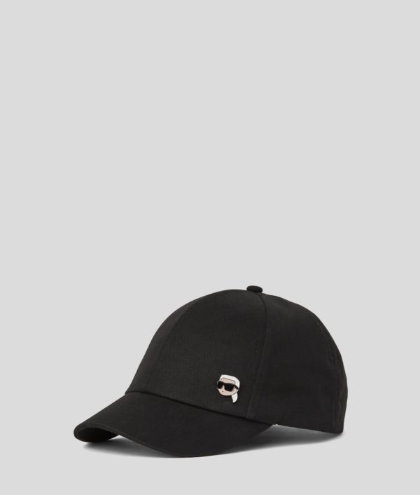 Karl Lagerfeld, Casquette Ikon Avec Pin's, Femme, Noir, Taille: X00