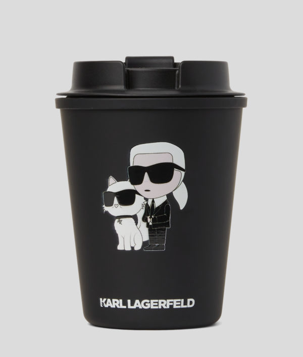Karl Lagerfeld, Tasse De Voyage Ikon, Femme, Noir, Taille: X00