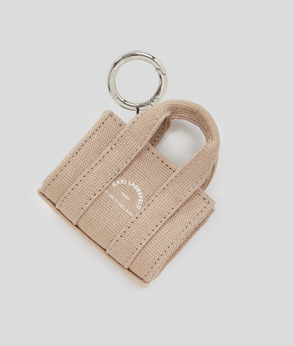 Karl Lagerfeld, Porte Clé De Cabas Rue St-guillaume, Femme, Nougat, Taille: X00