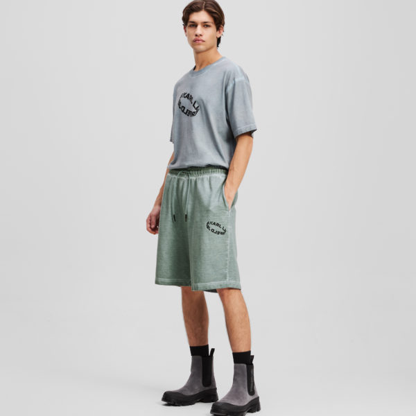 Karl Lagerfeld, Washed Sweatshorts, Homme, Monument, Taille: XXXL