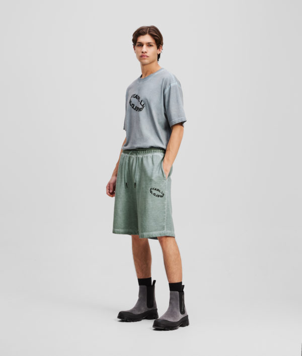 Karl Lagerfeld, Washed Sweatshorts, Homme, Monument, Taille: XXXL