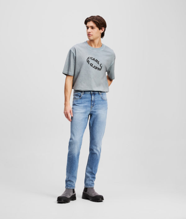 Karl Lagerfeld, Slim Jeans, Homme, Bleu moyen lavé visuel, Taille: L3634