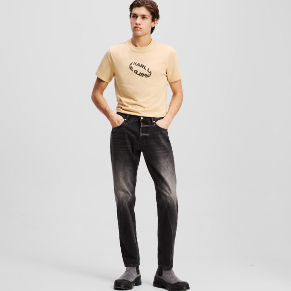 Karl Lagerfeld, Tapered Jeans, Homme, Noir lavé, Taille: L3634