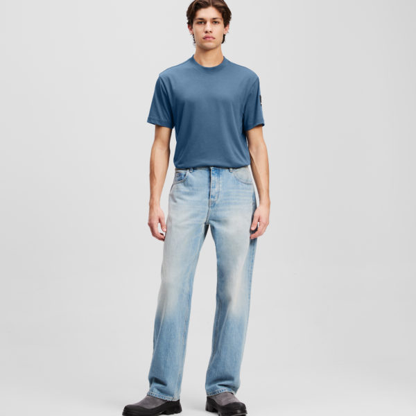 Karl Lagerfeld, Relaxed Jeans, Homme, Bleu délavé par le soleil, Taille: L36