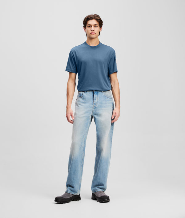 Karl Lagerfeld, Relaxed Jeans, Homme, Bleu délavé par le soleil, Taille: L36