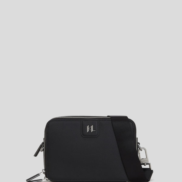 Karl Lagerfeld, K/monogram Camera Bag, Homme, Noir, Taille: X00