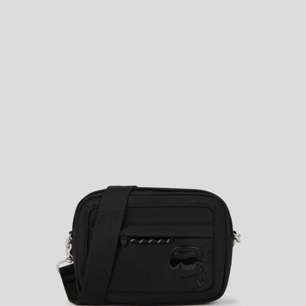 Karl Lagerfeld, Ikon Nylon Crossbody Bag, Homme, Noir, Taille: X00