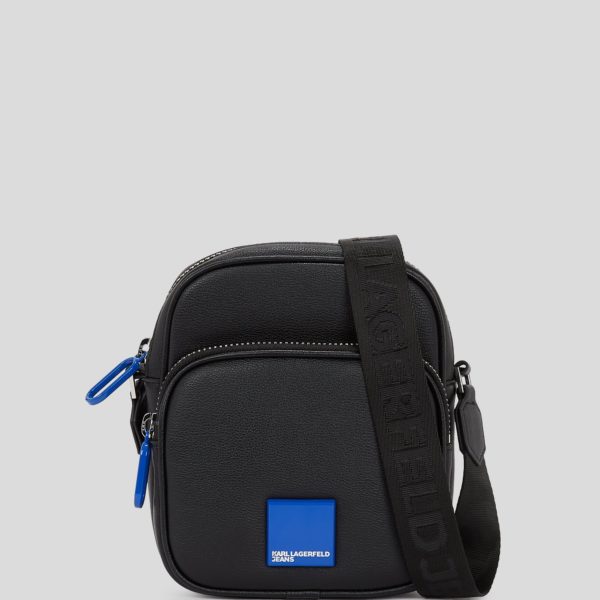Karl Lagerfeld, Klj Box Logo Crossbody Bag, Homme, Noir, Taille: X00