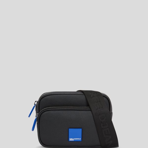 Karl Lagerfeld, Klj Box Logo Extra-large Camera Bag, Homme, Noir, Taille: X00