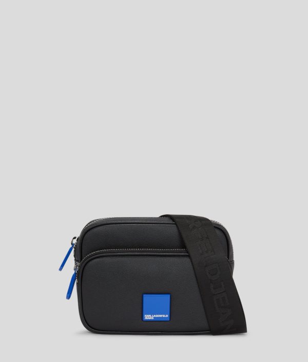 Karl Lagerfeld, Klj Box Logo Extra-large Camera Bag, Homme, Noir, Taille: X00