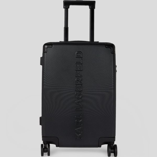Karl Lagerfeld, K/travel Hard-shell Trolley Case, Homme, Noir, Taille: X00