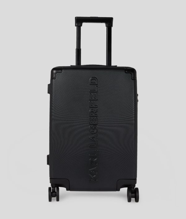 Karl Lagerfeld, K/travel Hard-shell Trolley Case, Homme, Noir, Taille: X00