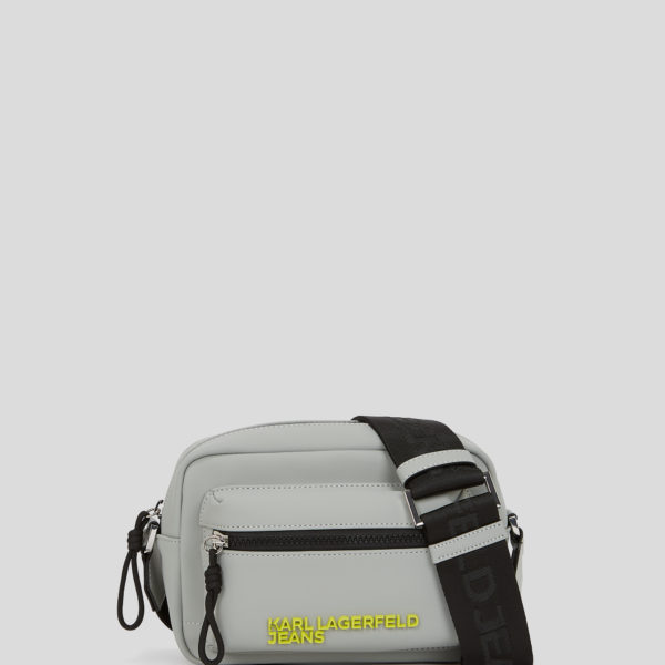 Karl Lagerfeld, Coated Crossbody Bag, Homme, Calcaire, Taille: X00