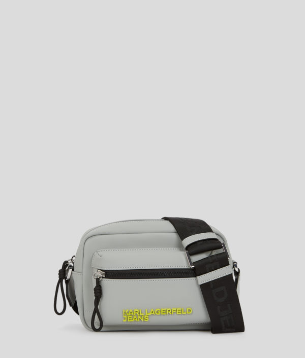 Karl Lagerfeld, Coated Crossbody Bag, Homme, Calcaire, Taille: X00