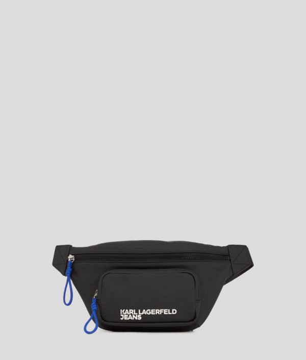 Karl Lagerfeld, Coated Belt Bag, Homme, Noir, Taille: X00