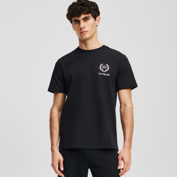Karl Lagerfeld, Hotel Karl Loungewear T-shirt, Homme, Noir, Taille: XXXL