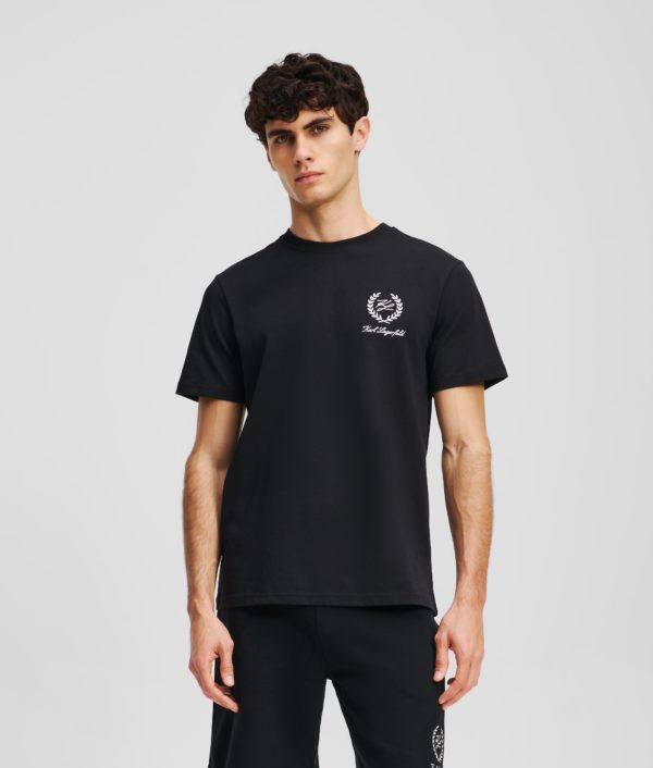 Karl Lagerfeld, Hotel Karl Loungewear T-shirt, Homme, Noir, Taille: XXXL
