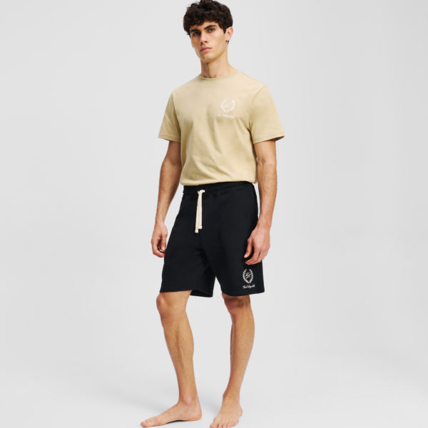 Karl Lagerfeld, Hotel Karl Loungewear Sweatshorts, Homme, Noir, Taille: XXXL