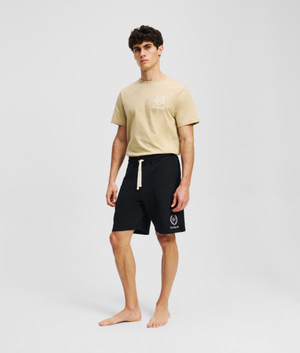 Karl Lagerfeld, Hotel Karl Loungewear Sweatshorts, Homme, Noir, Taille: XXXL