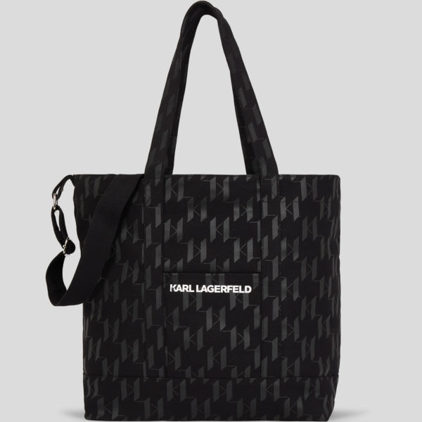 Karl Lagerfeld, K/monogram Xl Shopper, Homme, Noir, Taille: X00