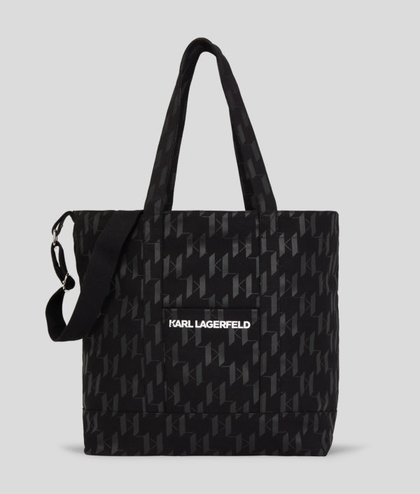 Karl Lagerfeld, K/monogram Xl Shopper, Homme, Noir, Taille: X00