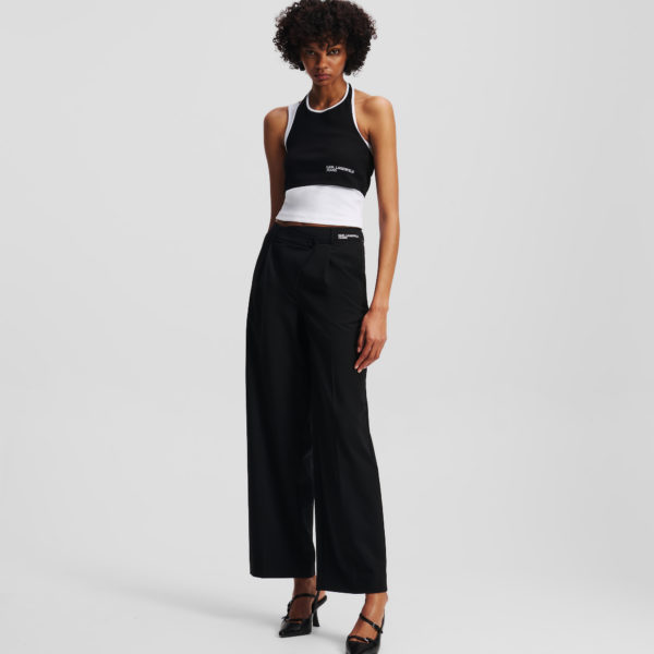 Karl Lagerfeld, Pantalon Ajusté, Femme, Noir, Taille: XXS