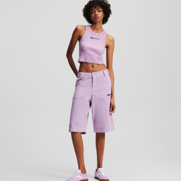 Karl Lagerfeld, Short De Style Utilitaire, Femme, Lavendula, Taille: XXS