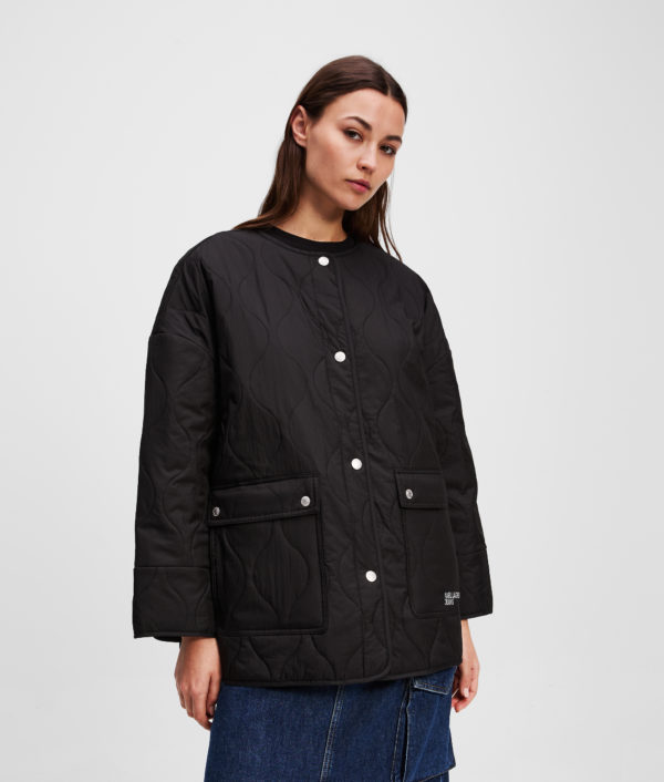 Karl Lagerfeld, Veste Matelassée, Femme, Noir, Taille: XXS