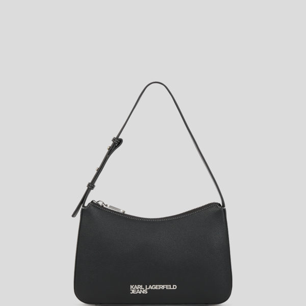 Karl Lagerfeld, Metal Klj Logo Shoulder Bag, Femme, Noir, Taille: X00