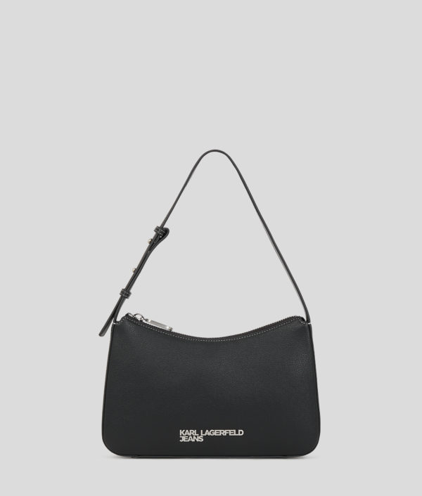 Karl Lagerfeld, Metal Klj Logo Shoulder Bag, Femme, Noir, Taille: X00