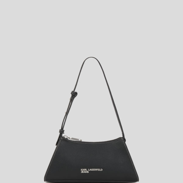 Karl Lagerfeld, Metal Klj Logo Small Shoulder Bag, Femme, Noir, Taille: X00