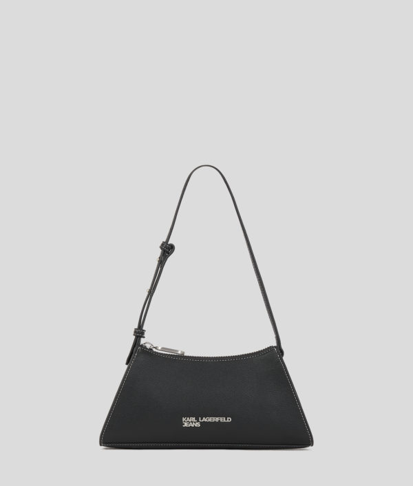 Karl Lagerfeld, Metal Klj Logo Small Shoulder Bag, Femme, Noir, Taille: X00