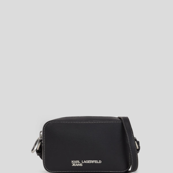 Karl Lagerfeld, Metal Klj Logo Camera Bag, Femme, Noir, Taille: X00