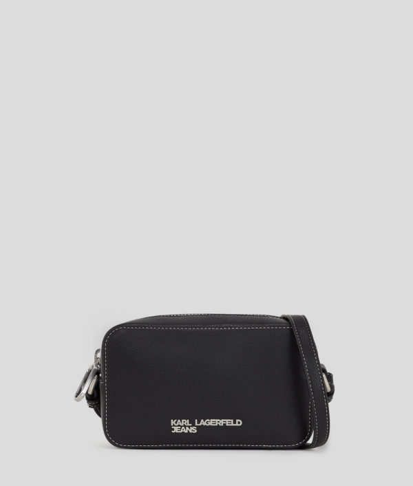 Karl Lagerfeld, Metal Klj Logo Camera Bag, Femme, Noir, Taille: X00