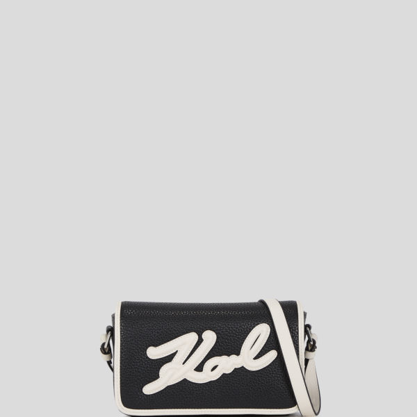 Karl Lagerfeld, K/skuare Crossbody Bag, Femme, Noir/Blanc, Taille: X00