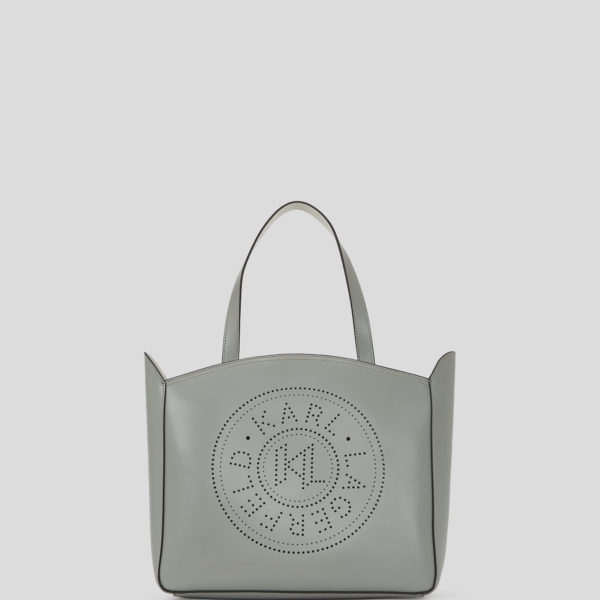 Karl Lagerfeld, K/circle Medium Tote Bag, Femme, Gris nuage, Taille: X00