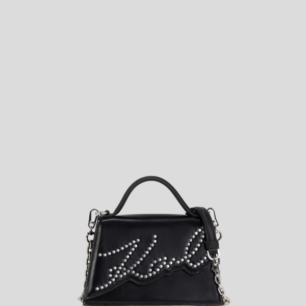 Karl Lagerfeld, K/signature Small Studded Crossbody Bag, Femme, Noir, Taille: X00