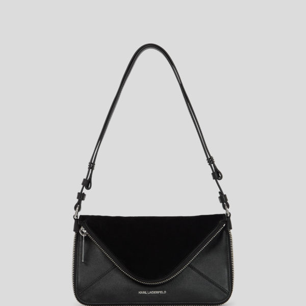 Karl Lagerfeld, K/hardware Shoulder Bag, Femme, Noir-Nickel, Taille: X00