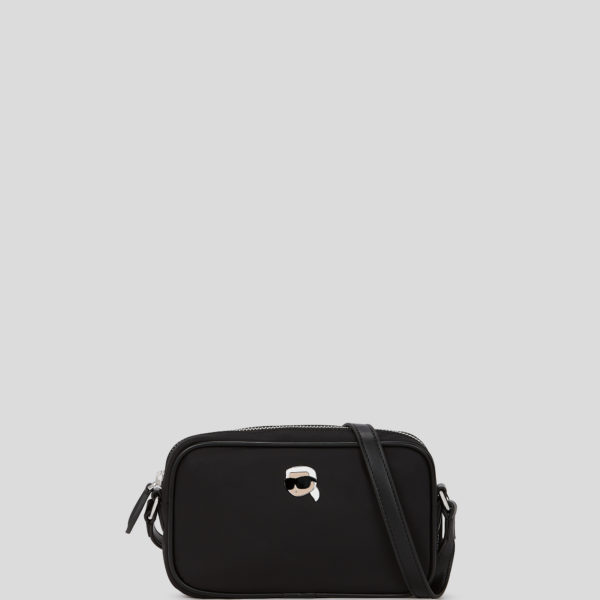 Karl Lagerfeld, Ikon Nylon Camera Bag, Femme, Noir, Taille: X00